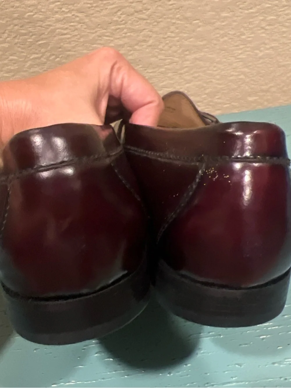 Cole Haan Men’s Brown Kiltie Loafers with Buckle